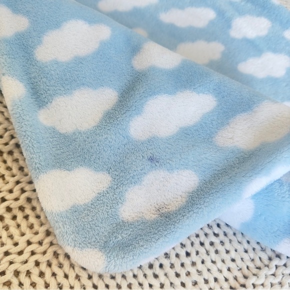 Hudson Baby Unisex Cloud Print Plush Sleeping Bag, Sack, Blanket 18-24 Months - Picture 2 of 4